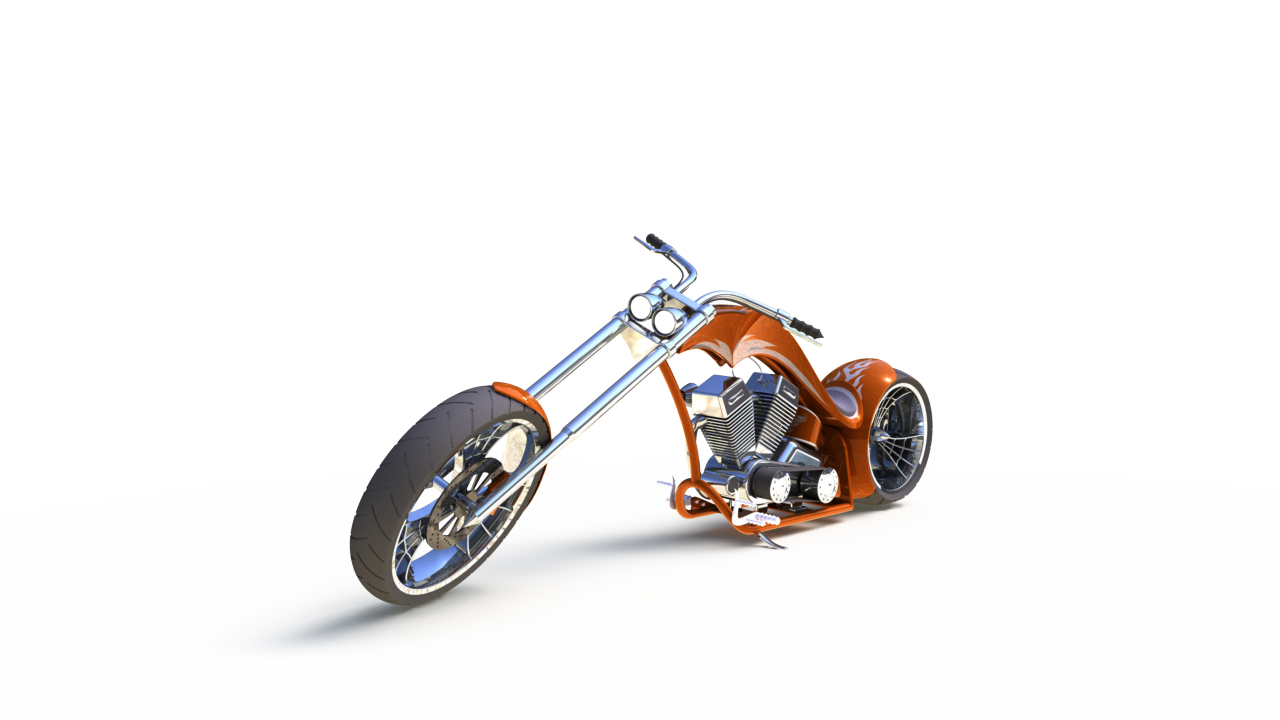 American Chopper Modelling Using Solidworks