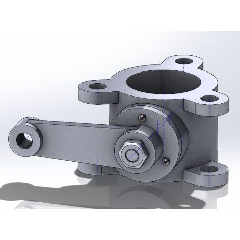 Design of Butterfly valve and application of GD&T concepts to it