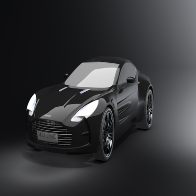 Surface modelling of an Aston martin One-77 using Solidworks